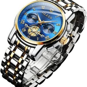 OLEVS Mens Watches Fashion Casual Analog Quartz Watch Waterp...
