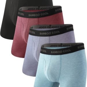 BAMBOO COOL Men's Ultra Breathable Underwear,No Riding Up Bo...