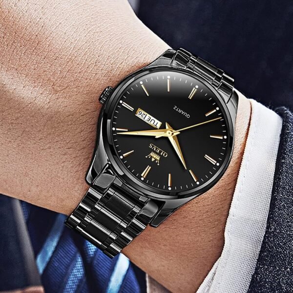 OLEVS Classic Men Watches with Date,Stainless Steel Man Watc...