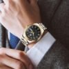 Men's Casual Stainless Steel Watch, Big Face Easy to Read An...