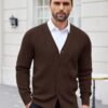COOFANDY Men's Cardigan Sweaters with Button Lightweight Cas...