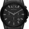 AX Armani Exchange Chronograph Watch for Men with Leather, S...