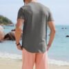Comdecevis Mens 2 Pack Cotton Crewneck T-Shirts Hipster Hip ...