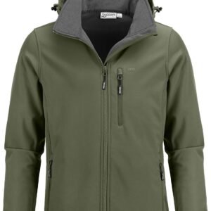 33,000ft Men's Softshell Jacket with Hood Fleece Lined Windb...