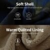 Men's Cotton Plaid Shirts Jacket Fleece Lined Flannel Shirts...