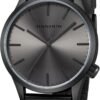 JIANDUN Mens Black Watches Minimalist Waterproof-Fashion Wri...