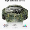 MIDDOW Military Smart Watch with Flashlight (Answer/Make Cal...