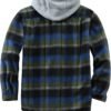 Men's Cotton Plaid Shirts Jacket Fleece Lined Flannel Shirts...