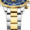 BIDEN Mens Watches Chronograph Stainless Steel Waterproof Da...