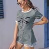Women's Graphic Tees Casual Summer Funny Dragonfly Printed S...