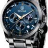 BENYAR Mens Watch Analog Quartz Movement Chronograph Stylish...