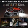 Military Smart Watch for Men (Answer/Make Call), 1,85" HD To...