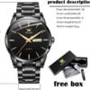 OLEVS Classic Men Watches with Date,Stainless Steel Man Watc...