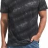 VEIISAR Men's Crew Neck T Shirt - Fitted Elastic Tees Fresh ...