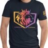 Astonix Clothing Men's Crown Lion Logo T-Shirt, Pre-Shrunk F...