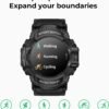 MIDDOW Military Smart Watch with Flashlight (Answer/Make Cal...
