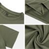 Mens T-Shirts Multi Pack Crewneck Cotton Tee Short Sleeve Cl...