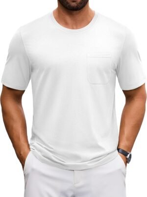 Cotrasen Men's T-Shirts Cotton Short Sleeve T Shirts for Men...