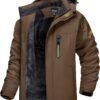 TACVASEN Men's Winter Ski Jacket Waterproof Snow Coats Snowb...