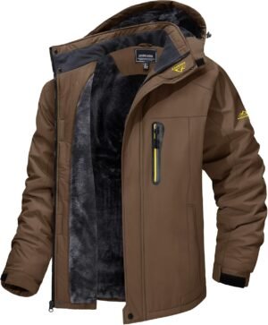 TACVASEN Men's Winter Ski Jacket Waterproof Snow Coats Snowb...
