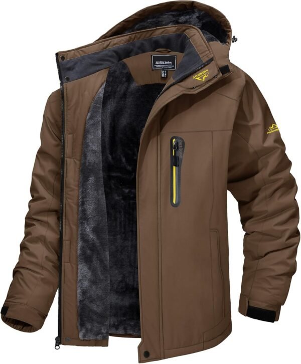 TACVASEN Men's Winter Ski Jacket Waterproof Snow Coats Snowb...