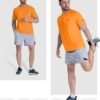 Men's Summer Short Sleeve Shirts Quick Dry Workout Lightweig...