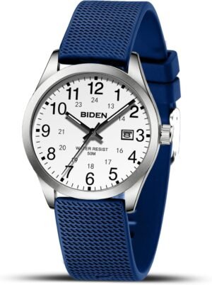 LN LENQIN Mens Watches Analog Quartz Sports Unisex 30M Water...