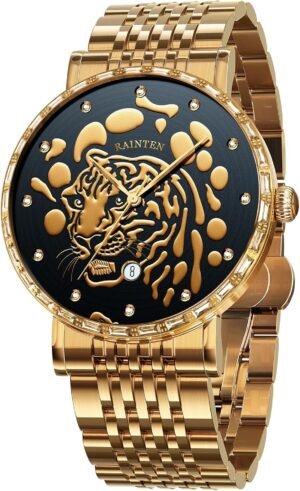 Mens Automatic Watch, Luxury Watches for Men, Stainless Stee...