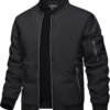 TACVASEN Men's Bomber Jacket Lightweight Casual Spring Fall ...