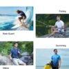 Men's Swim Shirts Rash Guard Short Sleeve UPF 50+ UV Sun Pro...