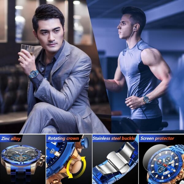 Smartwatch for Men 1.53-Inch Luxury Business Sports & Fitnes...