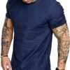 COOFANDY Men Muscle Workout T Shirt Gym Bodybuilding Active ...