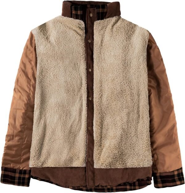 Mr.Stream Men's Outdoor Casual Vintage Long Sleeve Plaid Fla...