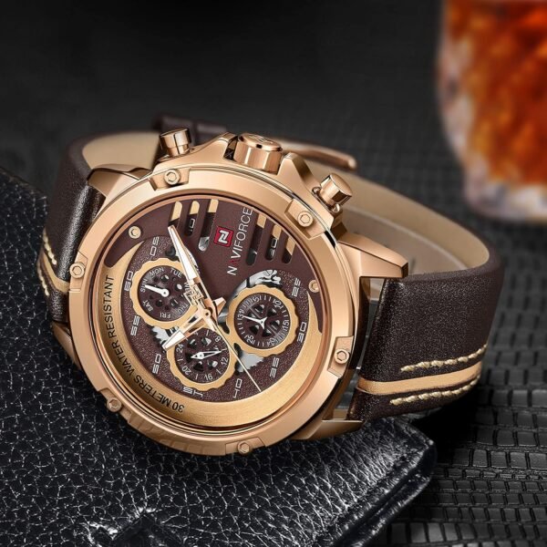 NAVIFORCE Sport Military Watches for Men Waterproof Watch An...