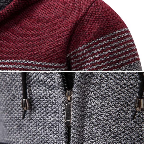 Mylldey Mens Hoodies Knit Sweater, Full Zip Fleece Lined Car...