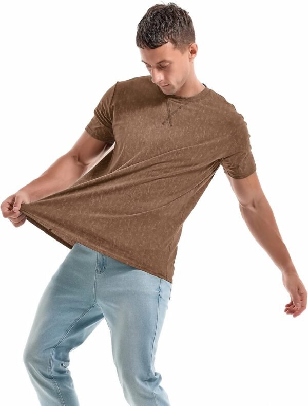 KLIEGOU Men's T-Shirts - Premium Cotton Crew Neck Tees S - 4...
