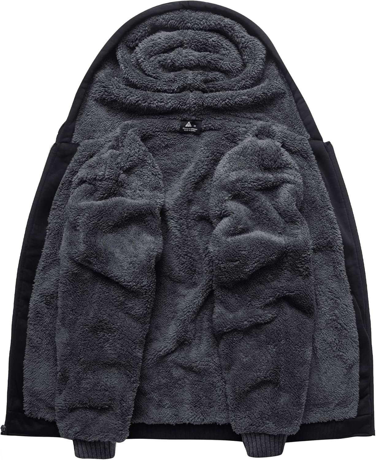 SCODI Hoodies for Men Heavyweight Fleece Sweatshirt - Full Z... - Image 2