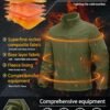 TACVASEN Men's Fleece Jacket Full Zip Winter Jacket Lightwei...