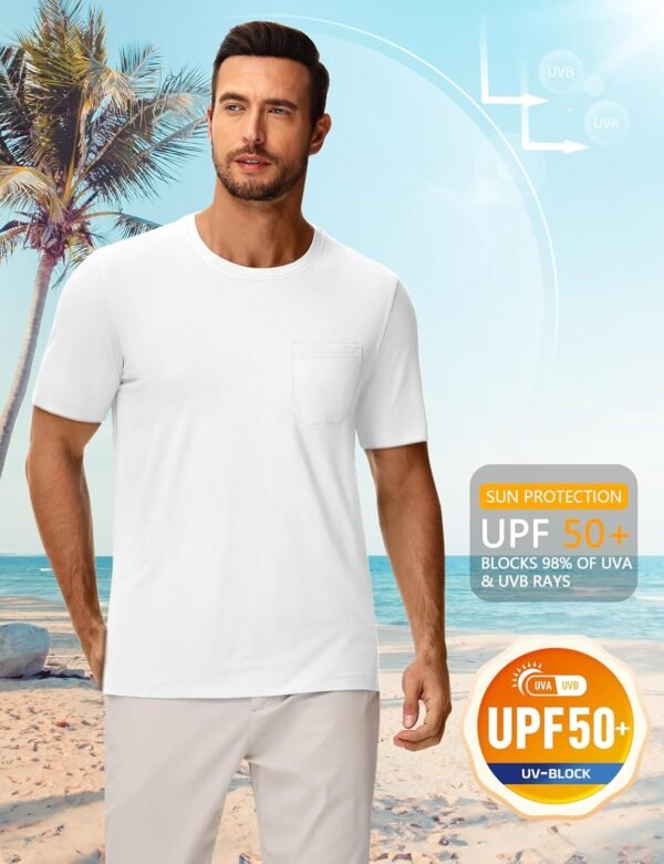 Cotrasen Men's T-Shirts Cotton Short Sleeve T Shirts for Men...