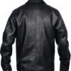 Mens Faux Leather Jacket, Padded Windbreaker, Motorcycle Bik...