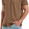 KLIEGOU Men's T-Shirts - Premium Cotton Crew Neck Tees S - 4...