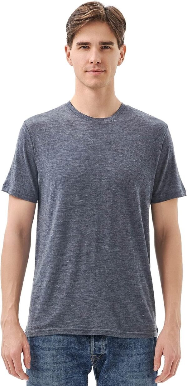 Merino Protect 100% Merino Wool T Shirts for Men Odor Resist...