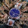 Wooden Men Watches Luxury Stylish Watch Wood & Stainless Ste...