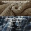 Elesuit Men's Full Zip Fleece Flannel Jackets Shirt Plaid Co...