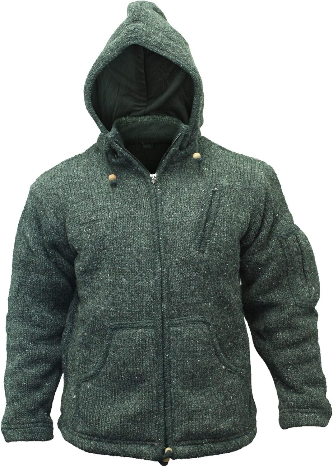 Shopoholic Fashion Mens Detachable Hoodie Hippie Jacket - Image 3