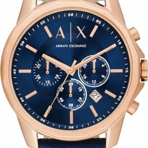 A|X Armani Exchange Chronograph Dress Watch for Men with Sta...