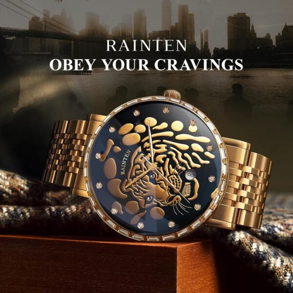 Mens Automatic Watch, Luxury Watches for Men, Stainless Stee...