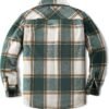 Men's Cotton Flannel Shirt Jacket Fleece Lined Long Sleeve P...