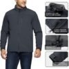 33,000ft Men's Lightweight Softshell Jacket Warm Fleece Line...
