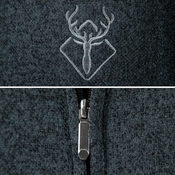 Mylldey Mens Casual Full Zip Cardigan Sweaters Cable Knit Ja...